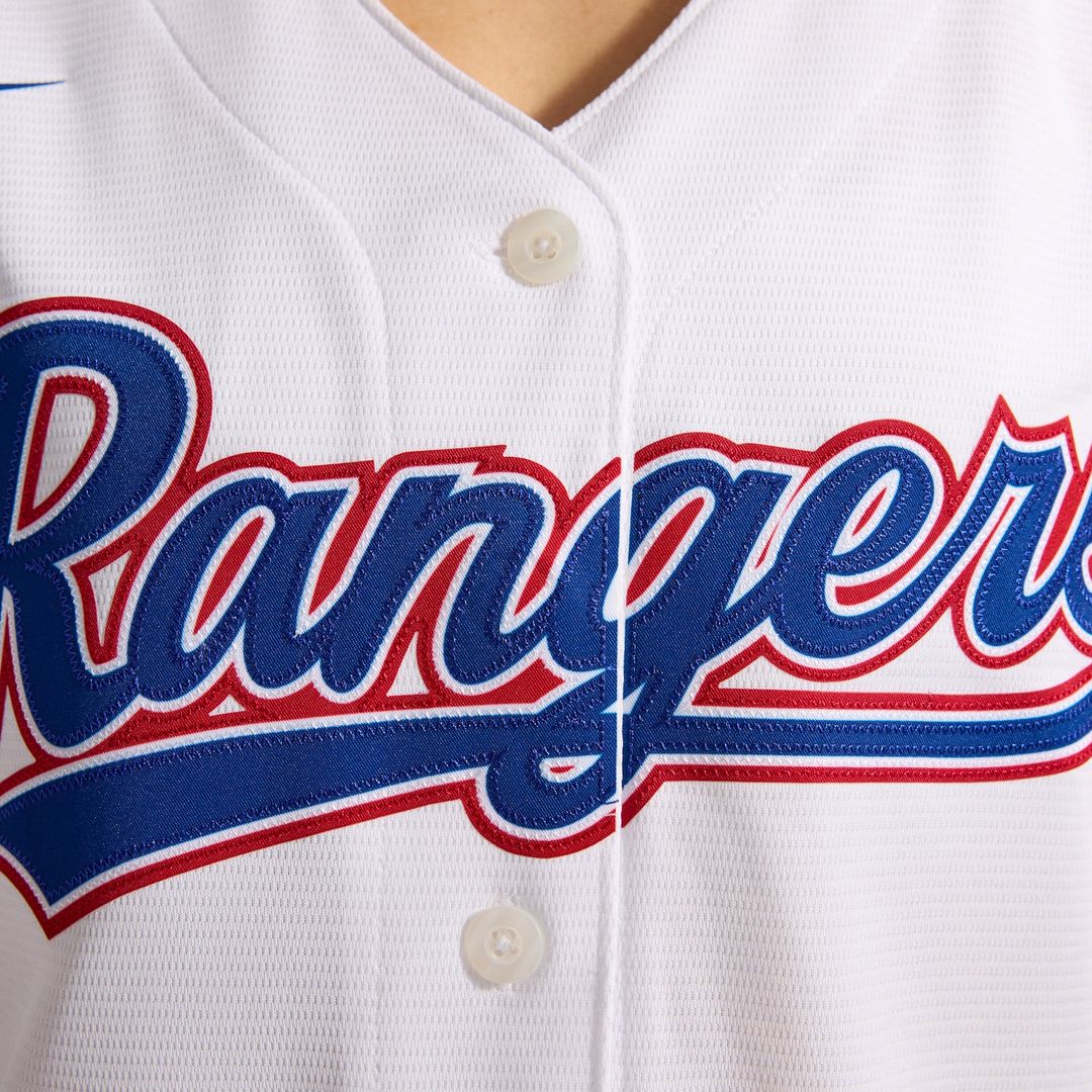 Texas Rangers Women's Home Replica Team Jersey - White