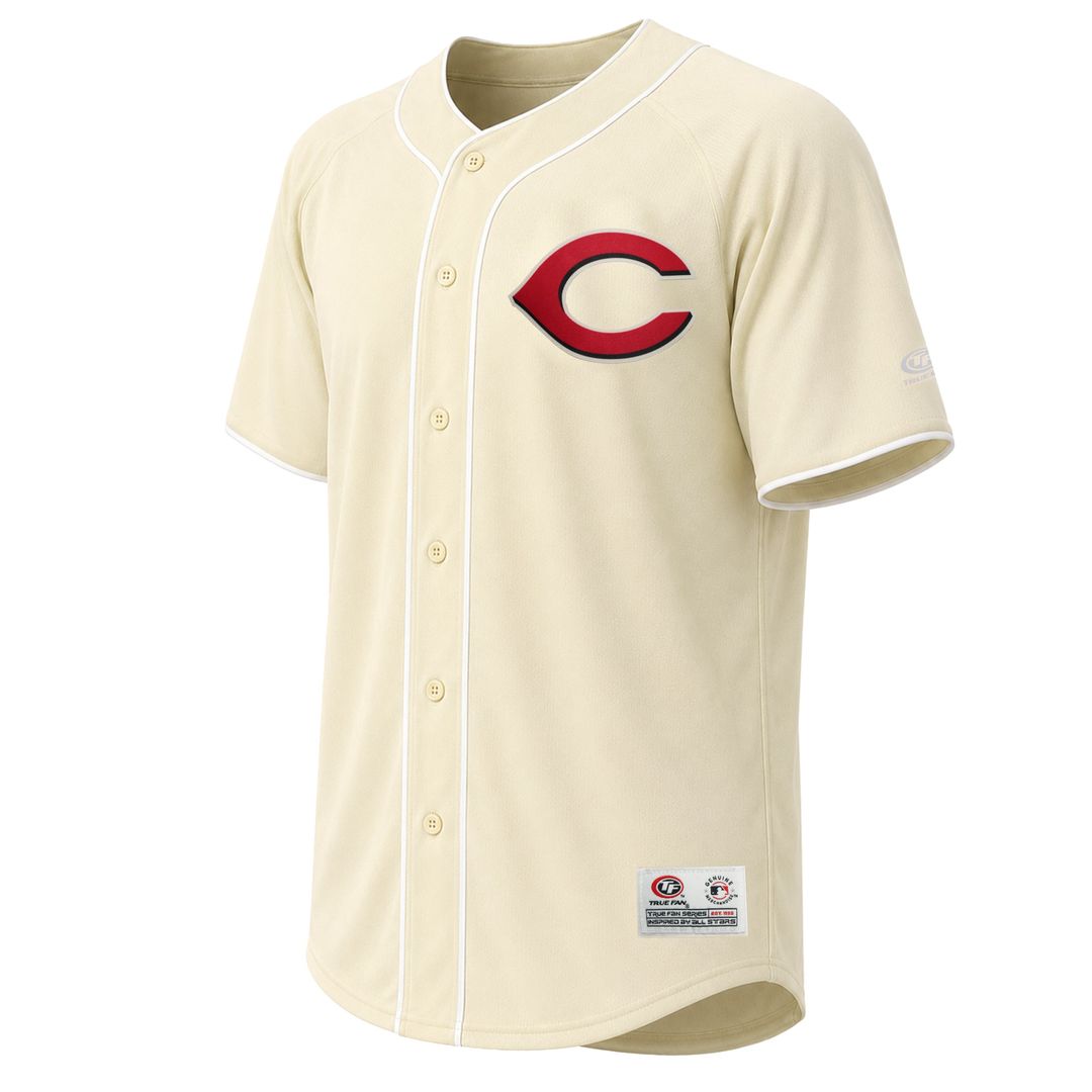 Cincinnati Reds Stitches Fashion Jersey - Cream
