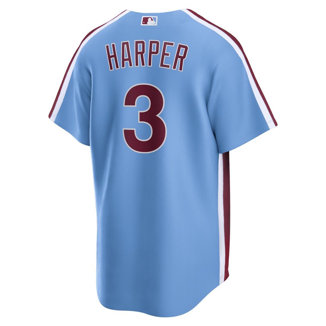Bryce Harper Philadelphia Phillies Alternate Replica Jersey - Light Blue