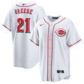 Hunter Greene Cincinnati Reds Home Replica Jersey - White