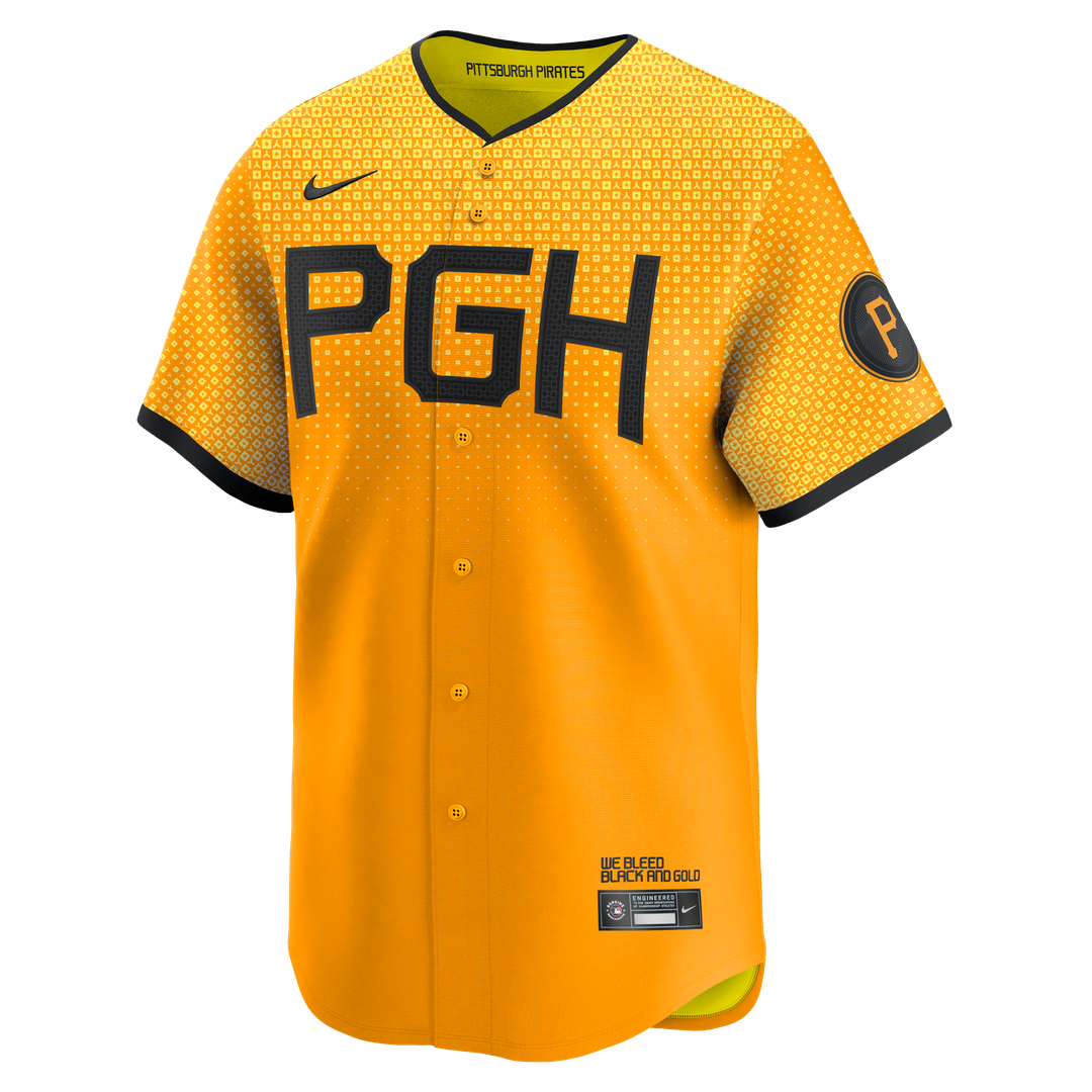 Oneil Cruz Pittsburgh Pirates City Connect Limited Jersey - Gold