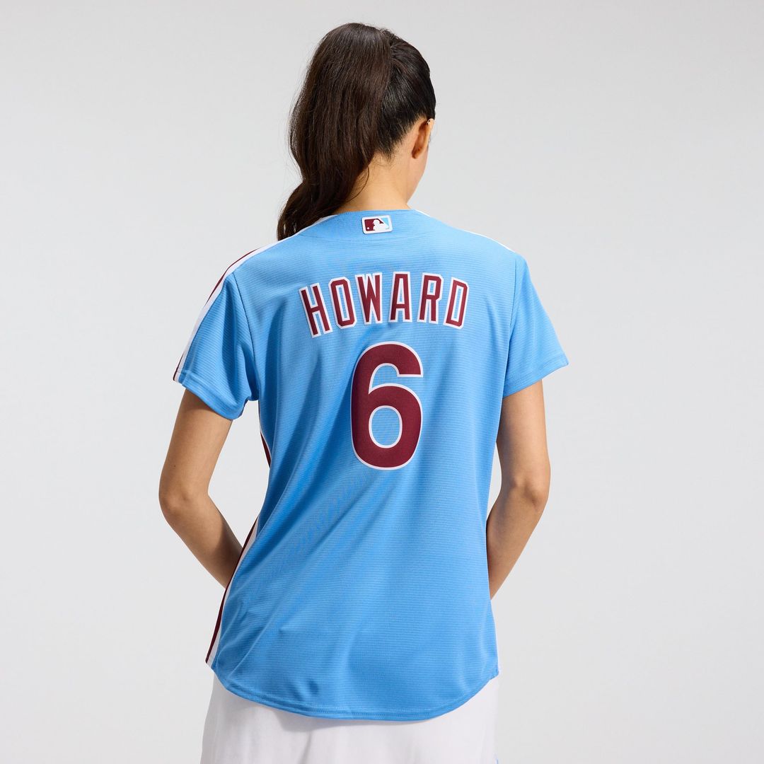 Ryan Howard Philadelphia Phillies Women's Replica Jersey - Light Blue