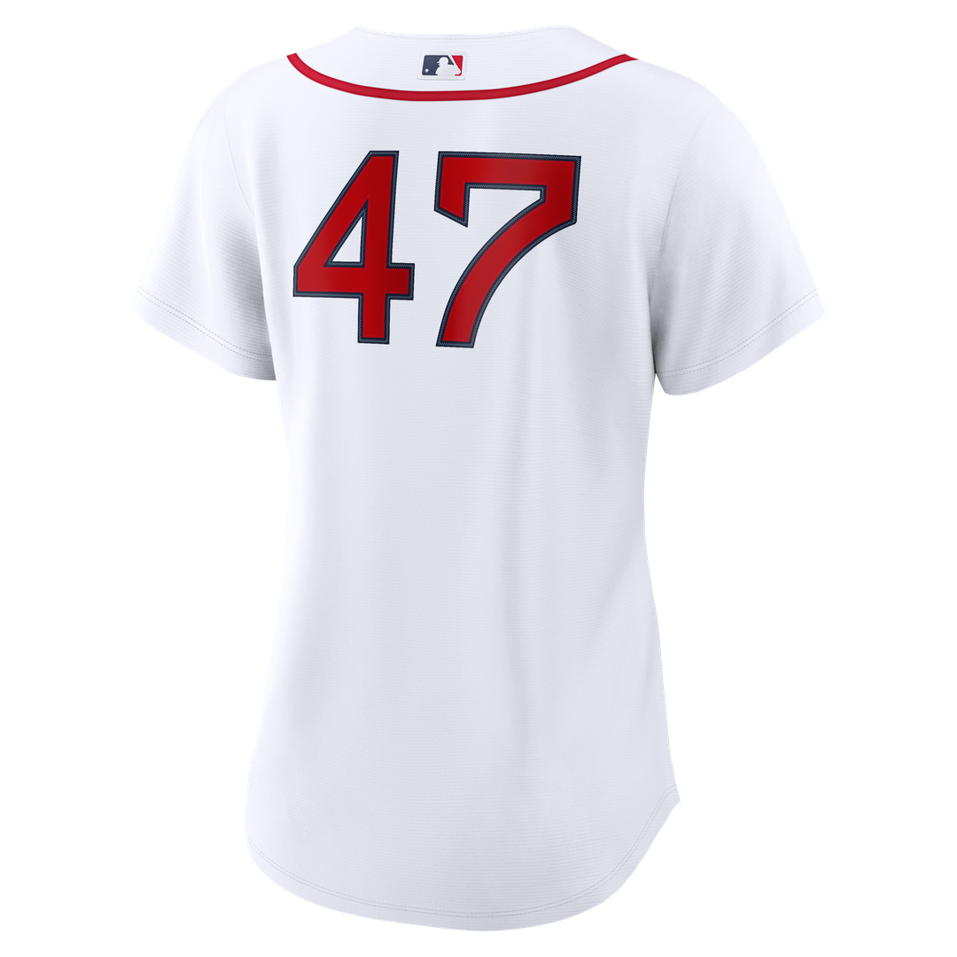 Jovani Moran Boston Red Sox Women's Home Replica Jersey - White