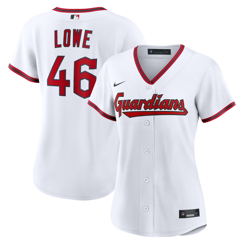 Nathaniel Lowe Cleveland Guardians Women's Home Replica Jersey - White