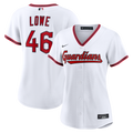 Nathaniel Lowe Cleveland Guardians Women's Home Replica Jersey - White