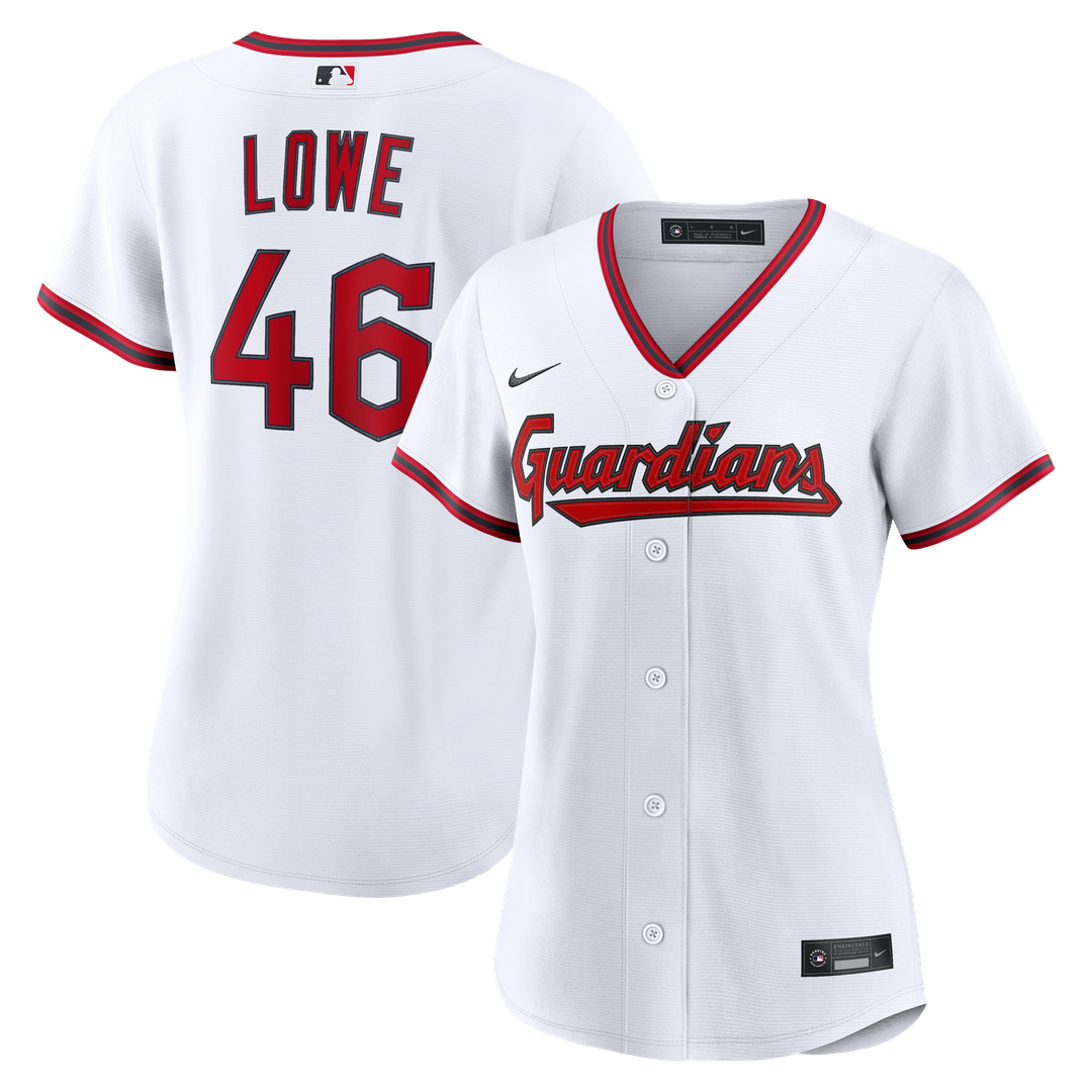 Nathaniel Lowe Cleveland Guardians Women's Home Replica Jersey - White