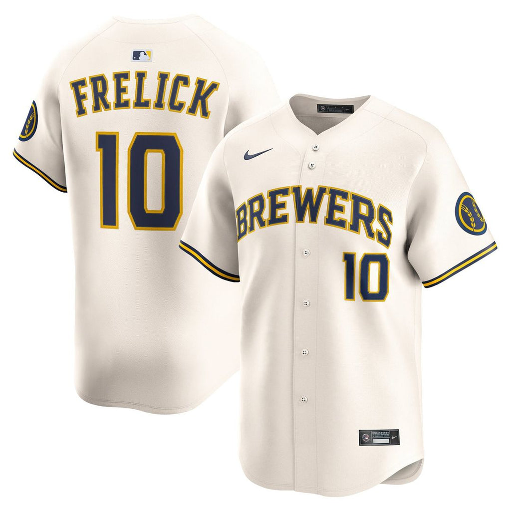 Sal Frelick Milwaukee Brewers Home Limited Player Jersey - Cream