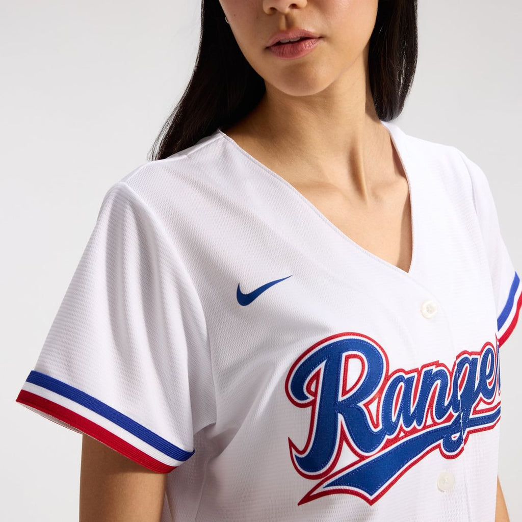 Texas Rangers Women's Home Replica Team Jersey - White