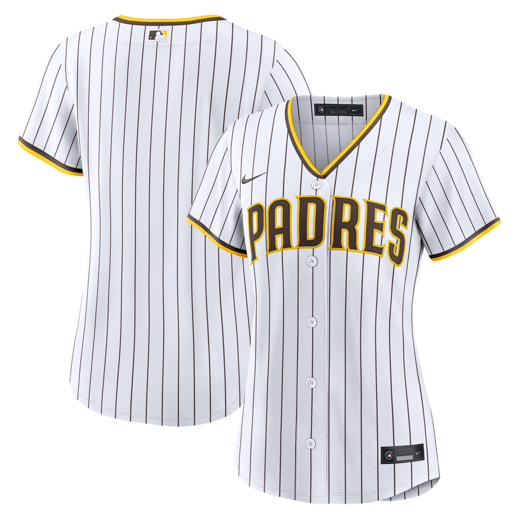 San Diego Padres Women's Home Replica Jersey - White