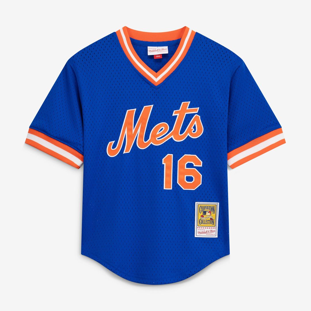 Dwight Gooden New York Mets Youth Royal Mesh Batting Practice Jersey