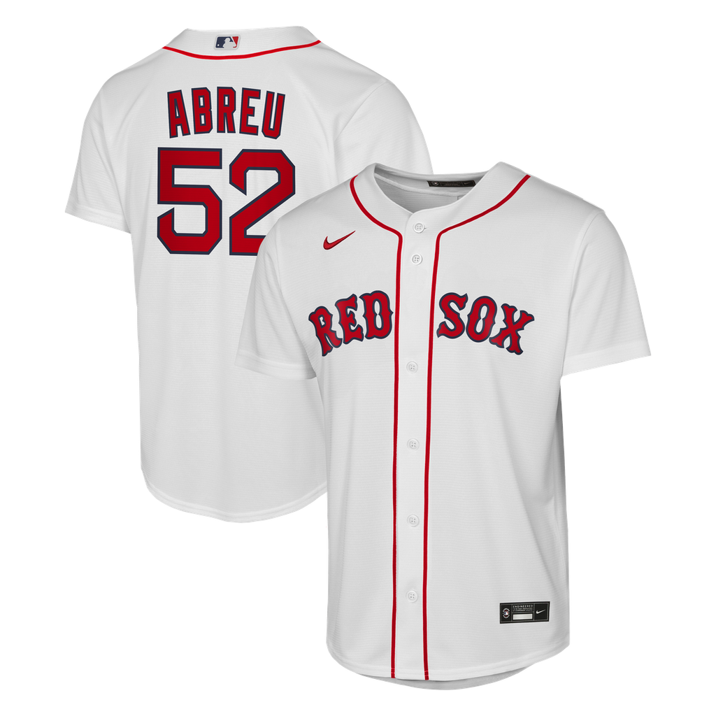 Wilyer Abreu Boston Red Sox Youth Home Replica Jersey - White