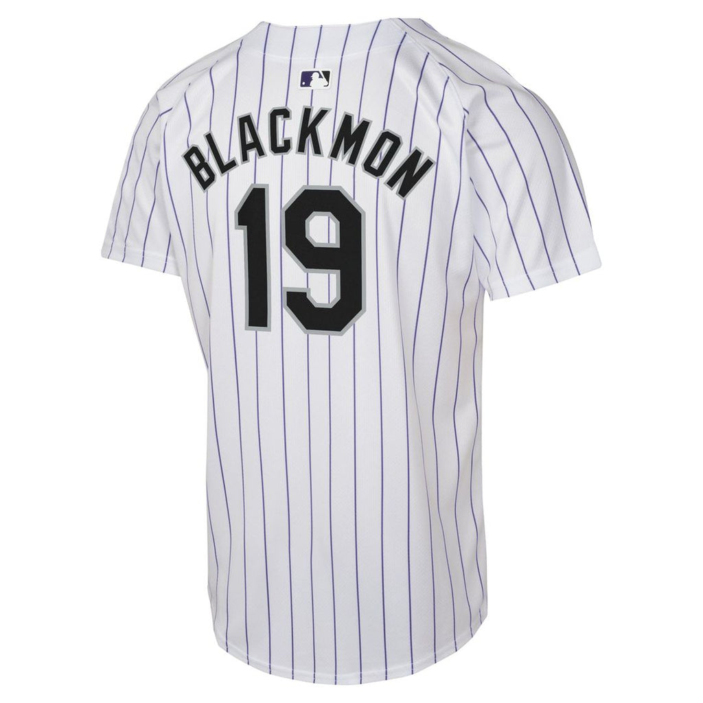 Charlie Blackmon Colorado Rockies Youth Home Game Player Jersey - White
