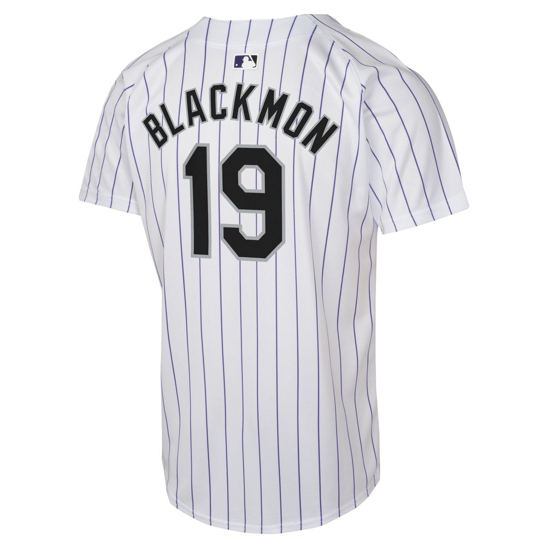 Charlie Blackmon Colorado Rockies Youth Home Game Player Jersey - White