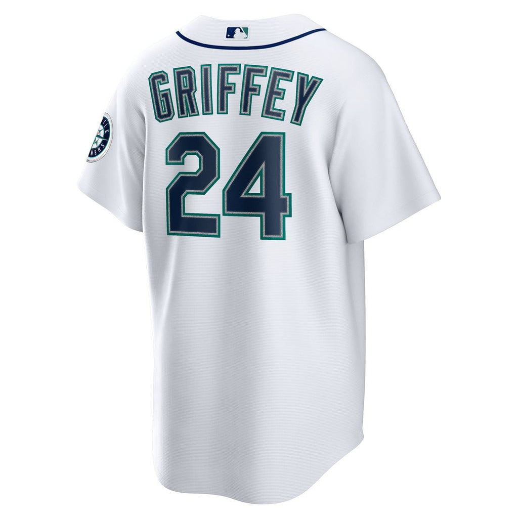 Ken Griffey Jr. Seattle Mariners Home Replica Jersey - White