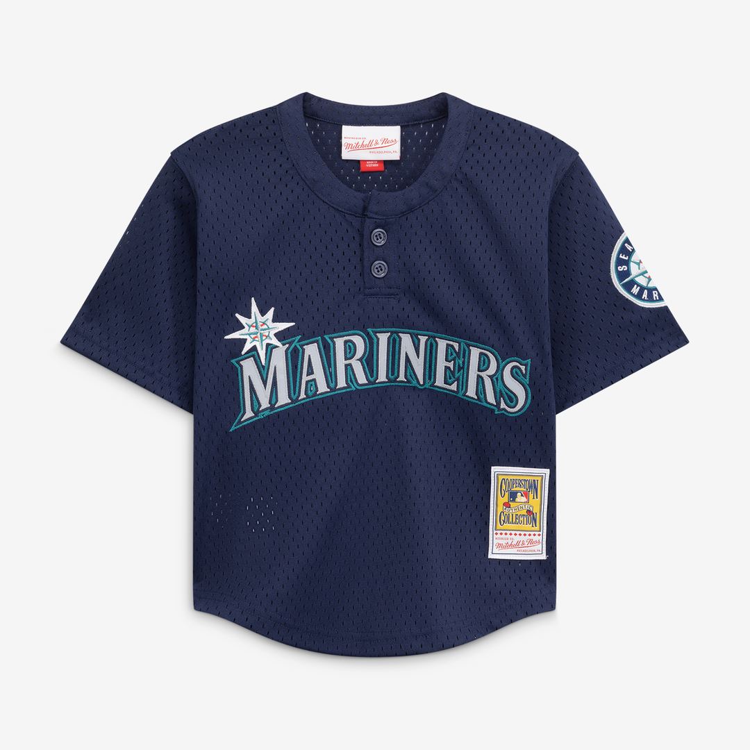 Ken Griffey Jr. Seattle Mariners Preschool Cooperstown Collection Mesh Batting Practice Jersey - Navy