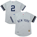 Derek Jeter New York Yankees Cooperstown Collection 2000 World Series Authentic Jersey - Gray