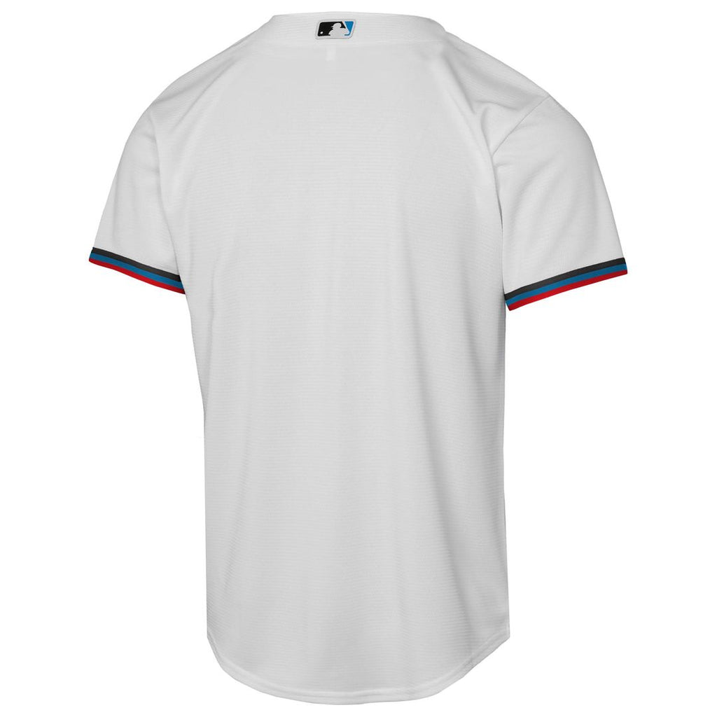 Miami Marlins Youth Home Replica Jersey - White