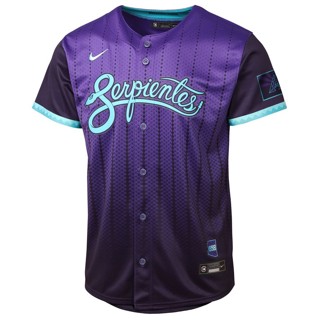 Corbin Carroll Arizona Diamondbacks Youth 2025 City Connect Limited Player Jersey - Purple