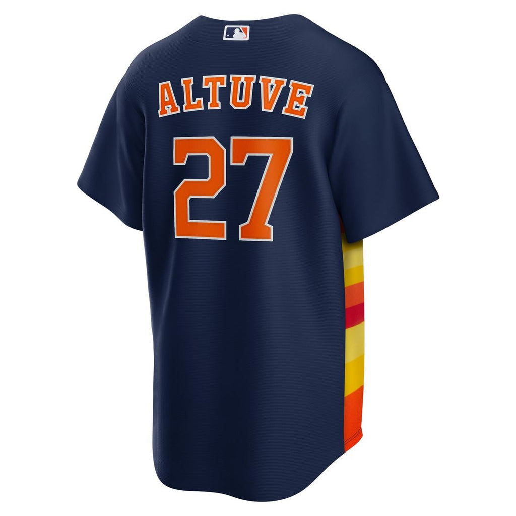 Jose Altuve Houston Astros Alternate 2 Replica Jersey - Navy
