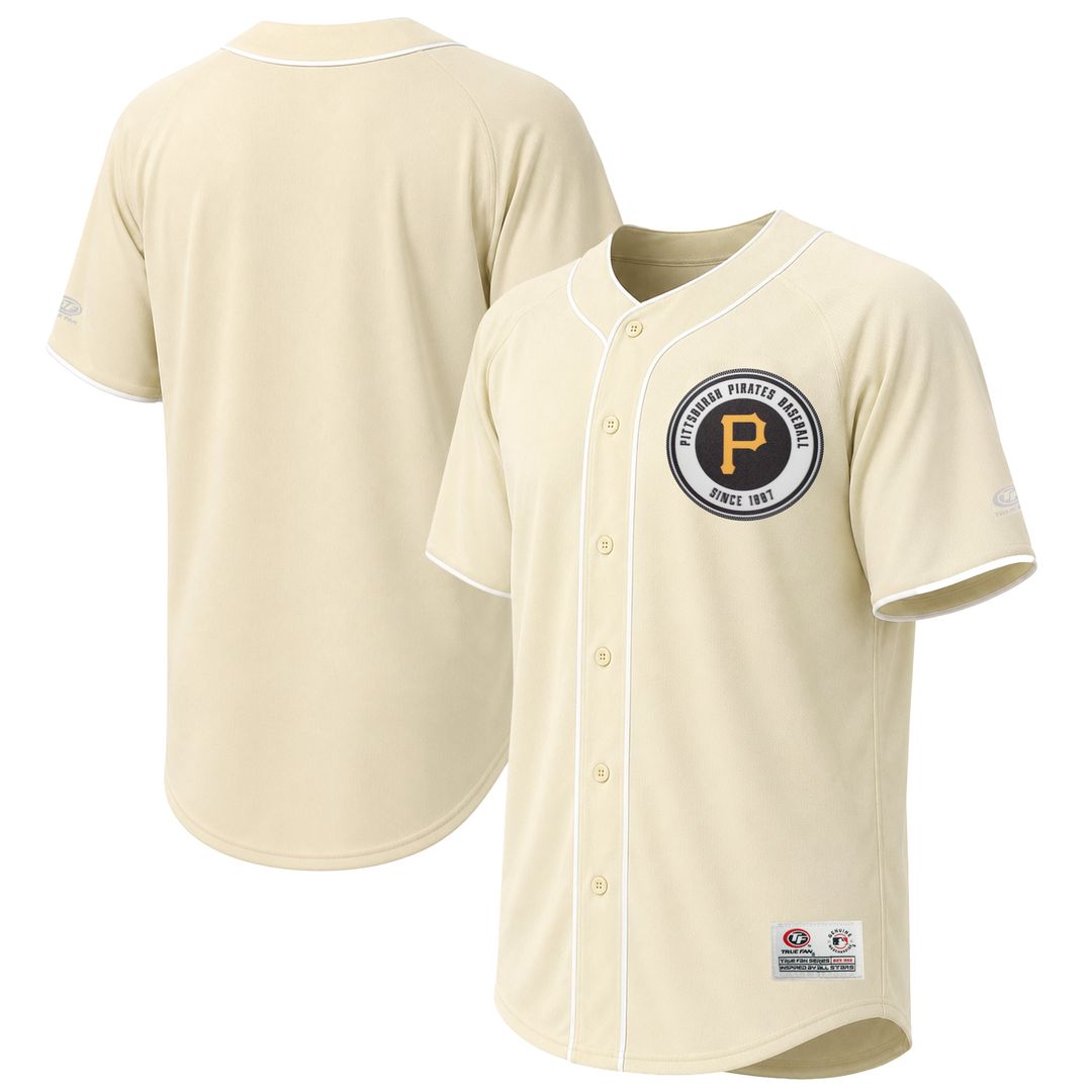Pittsburgh Pirates Stitches Fashion Jersey - Cream