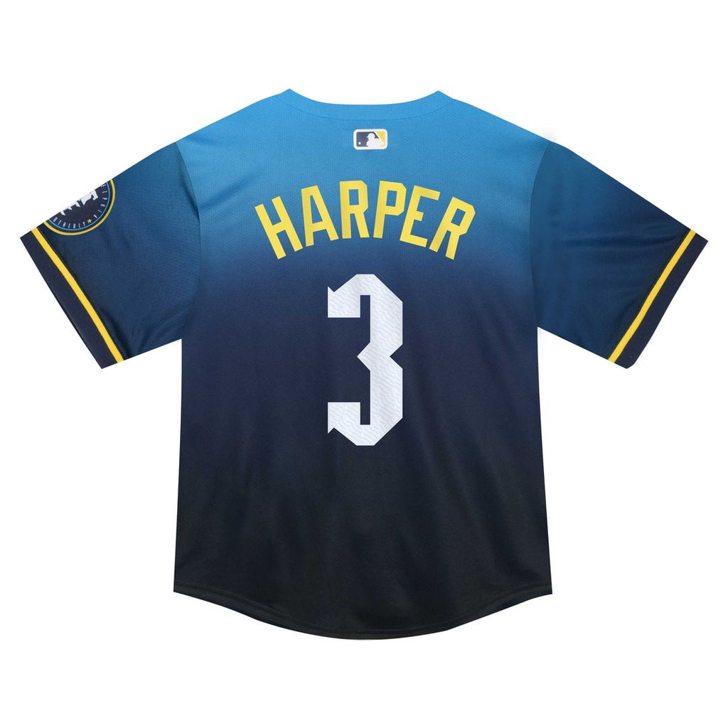 Bryce Harper Philadelphia Phillies Toddler 2024 City Connect Limited Player Jersey - Blue