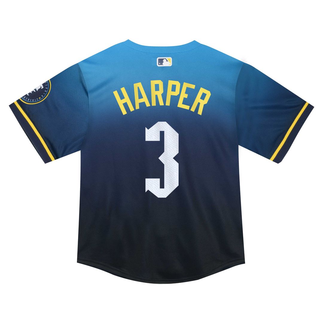 Bryce Harper Philadelphia Phillies Toddler 2024 City Connect Limited Player Jersey - Blue