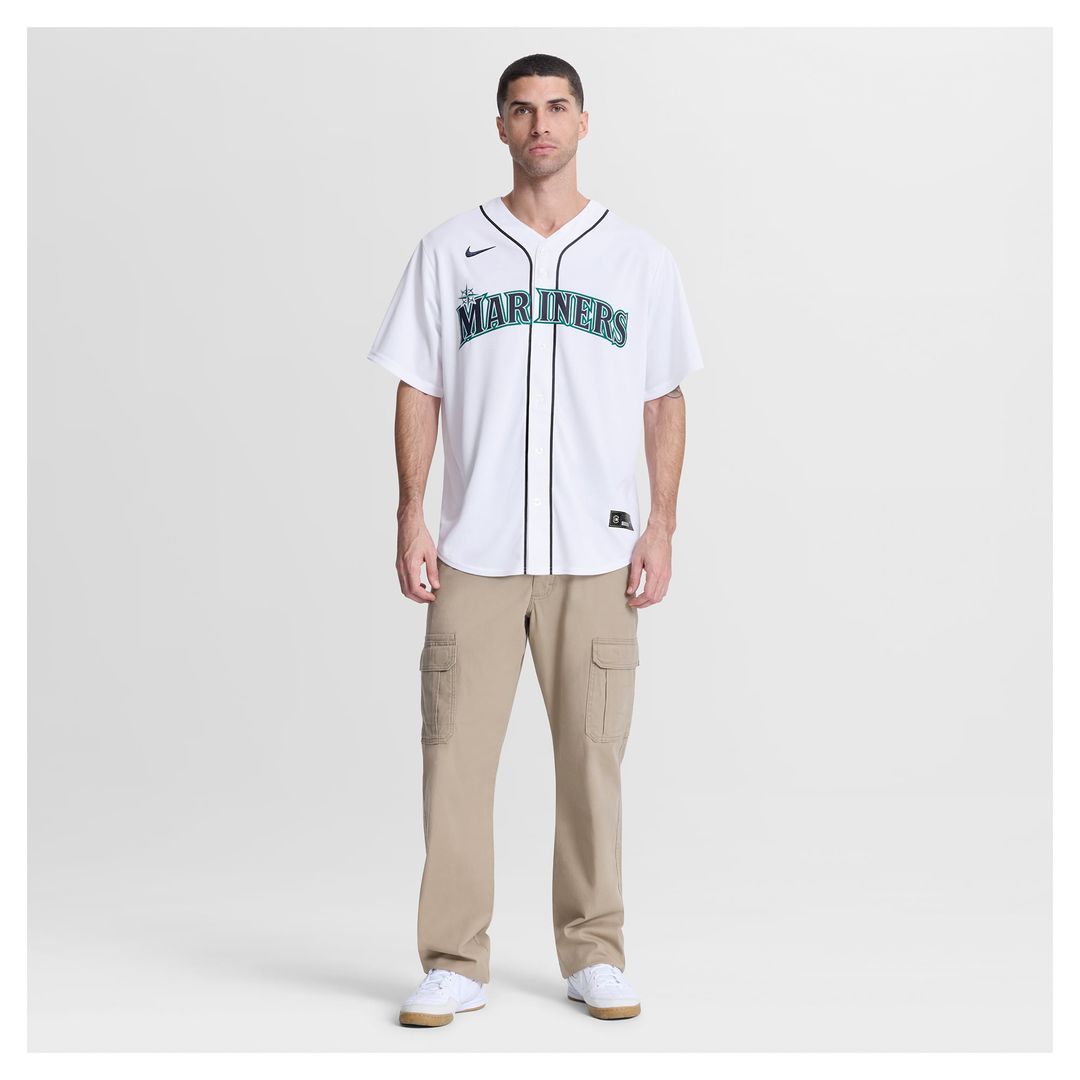 Logan Gilbert Seattle Mariners Home Replica Jersey - White