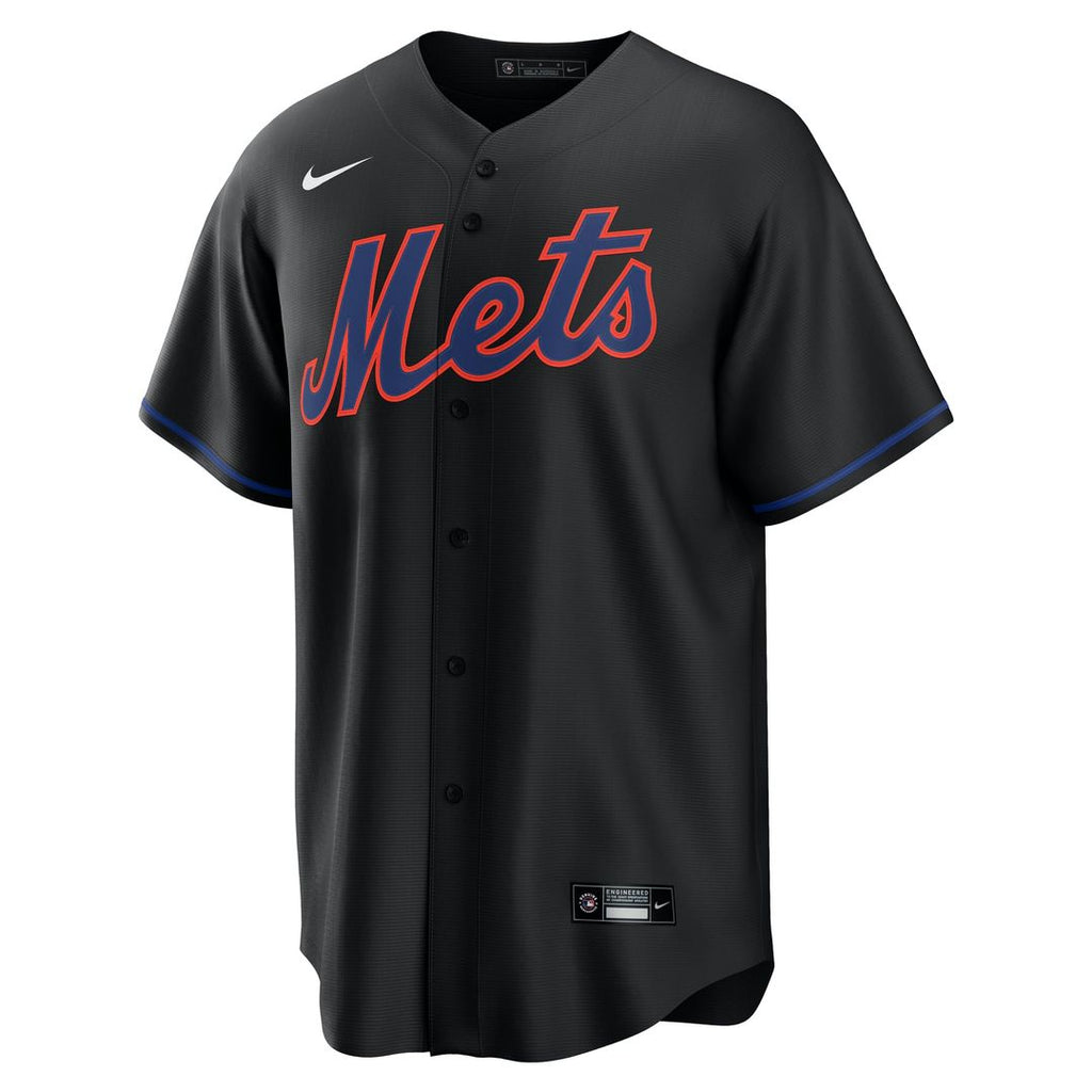 Brandon Nimmo New York Mets Alternate Replica Jersey - Black