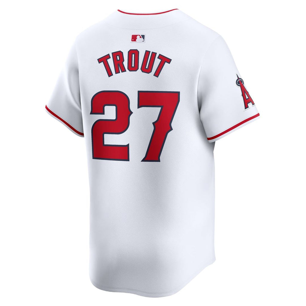 Mike Trout Los Angeles Angels Youth Home Limited Player Jersey - White