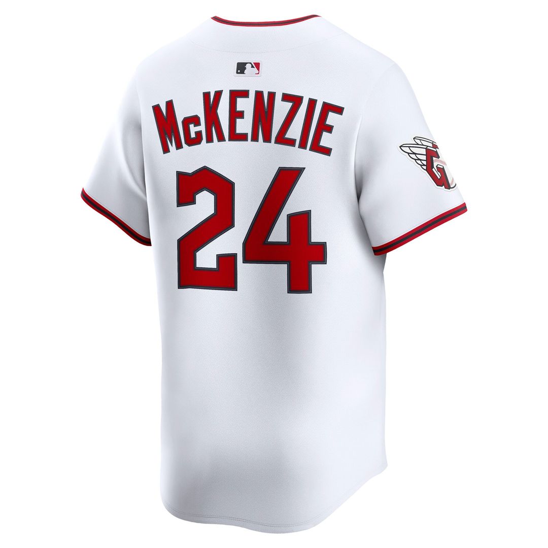 Triston McKenzie Cleveland Guardians Home Limited Player Jersey - White