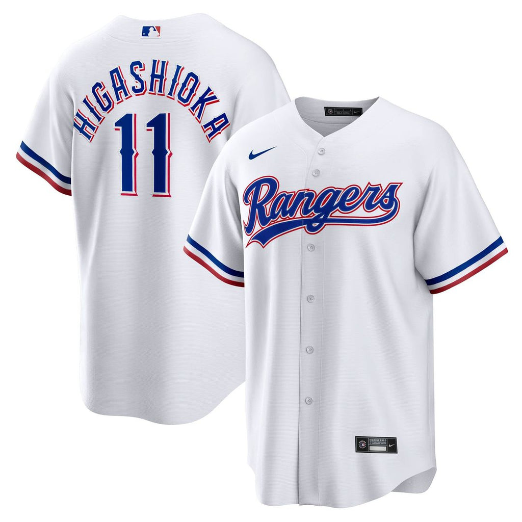 Kyle Higashioka Texas Rangers Home Replica Jersey - White