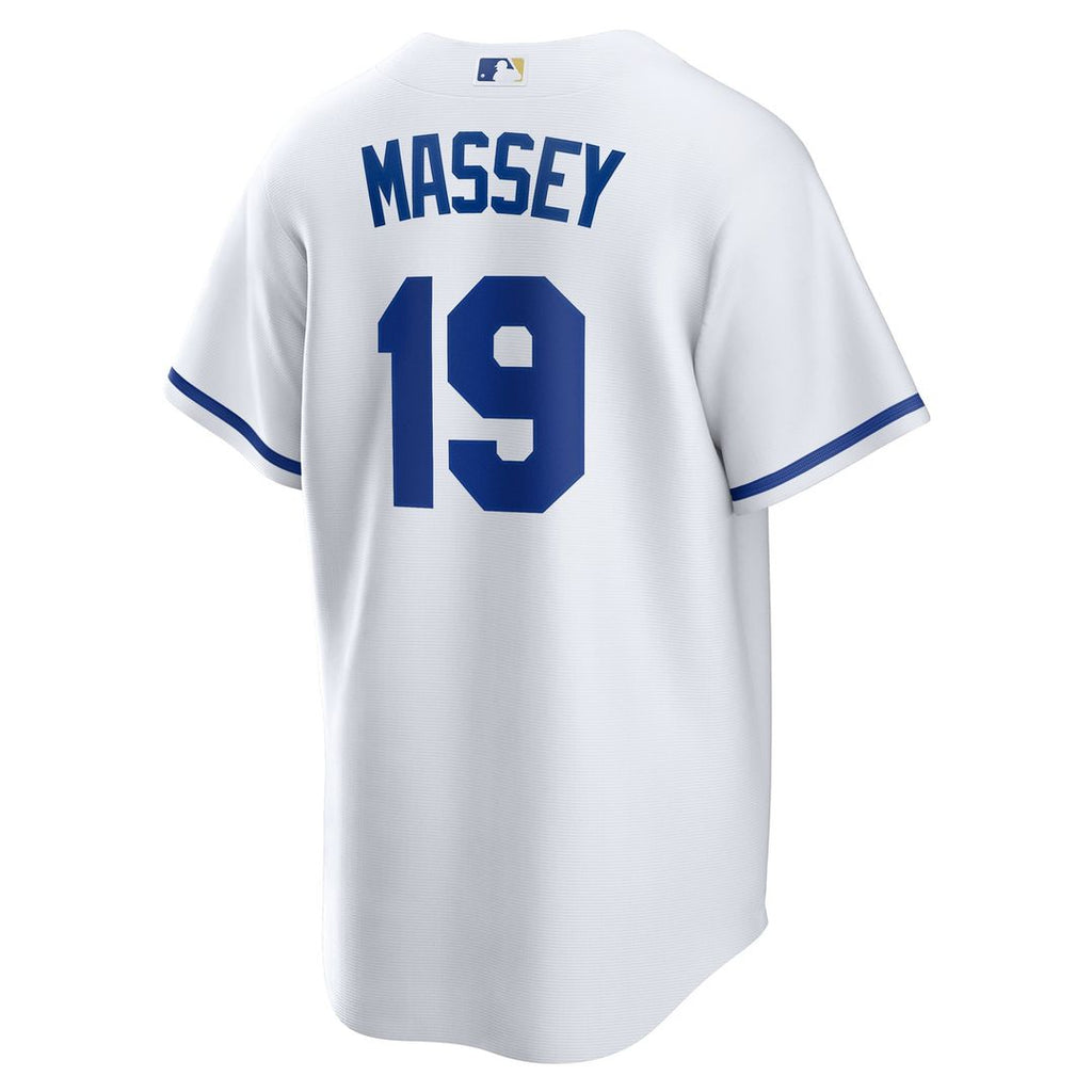 Michael Massey Kansas City Royals Home Replica Jersey - White