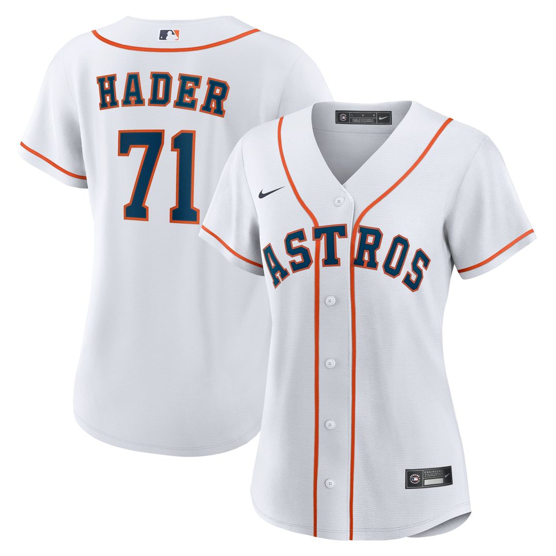 Josh Hader Houston Astros Women's Home Replica Jersey - White