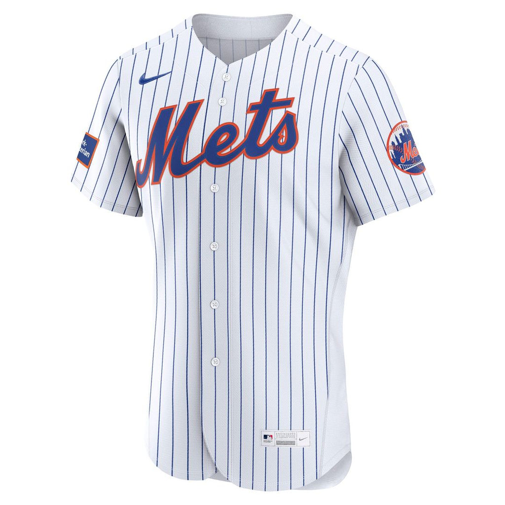 New York Mets Alternate Sponsor Patch Authentic Jersey - Black