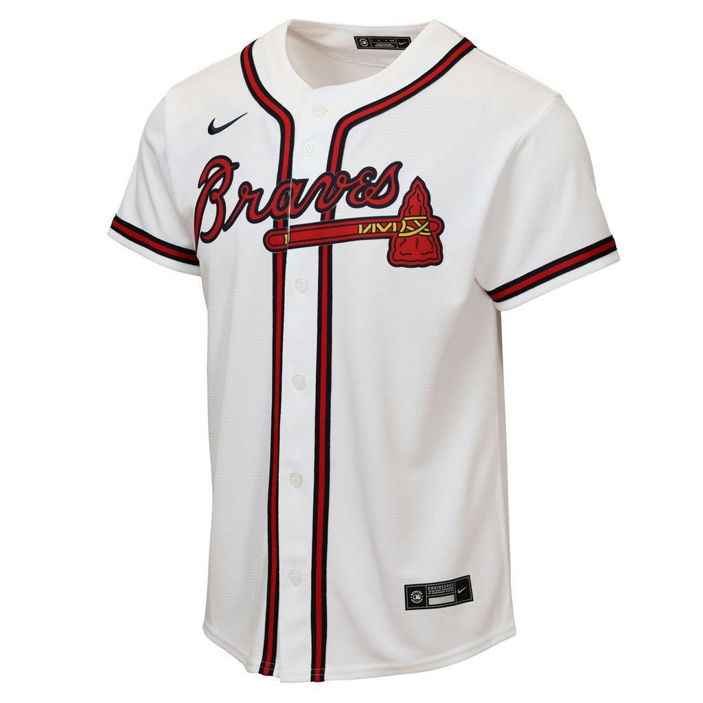 Ronald Acuña Jr. Atlanta Braves Youth Home Replica Player Jersey - White