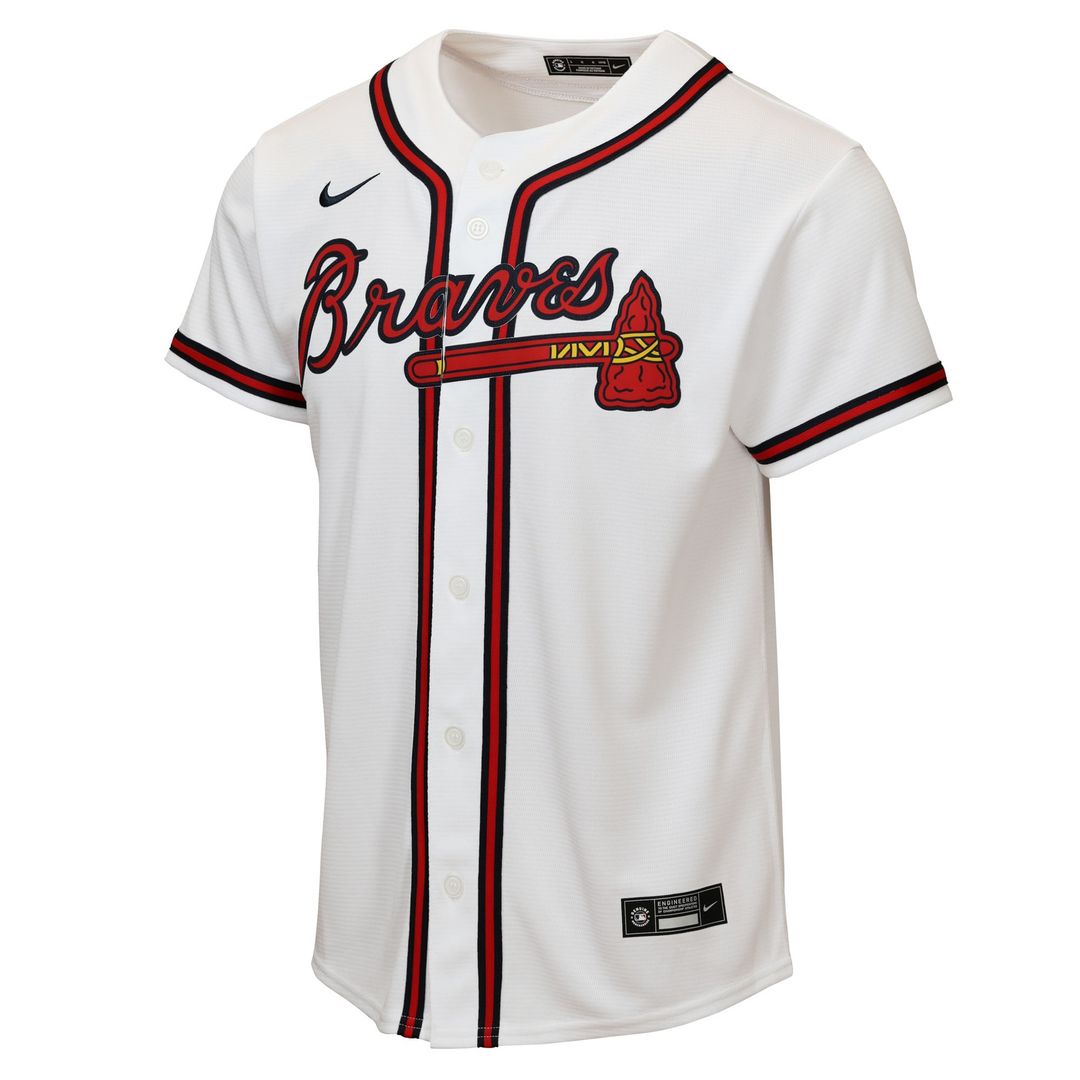 Ronald Acuña Jr. Atlanta Braves Youth Home Replica Player Jersey - White