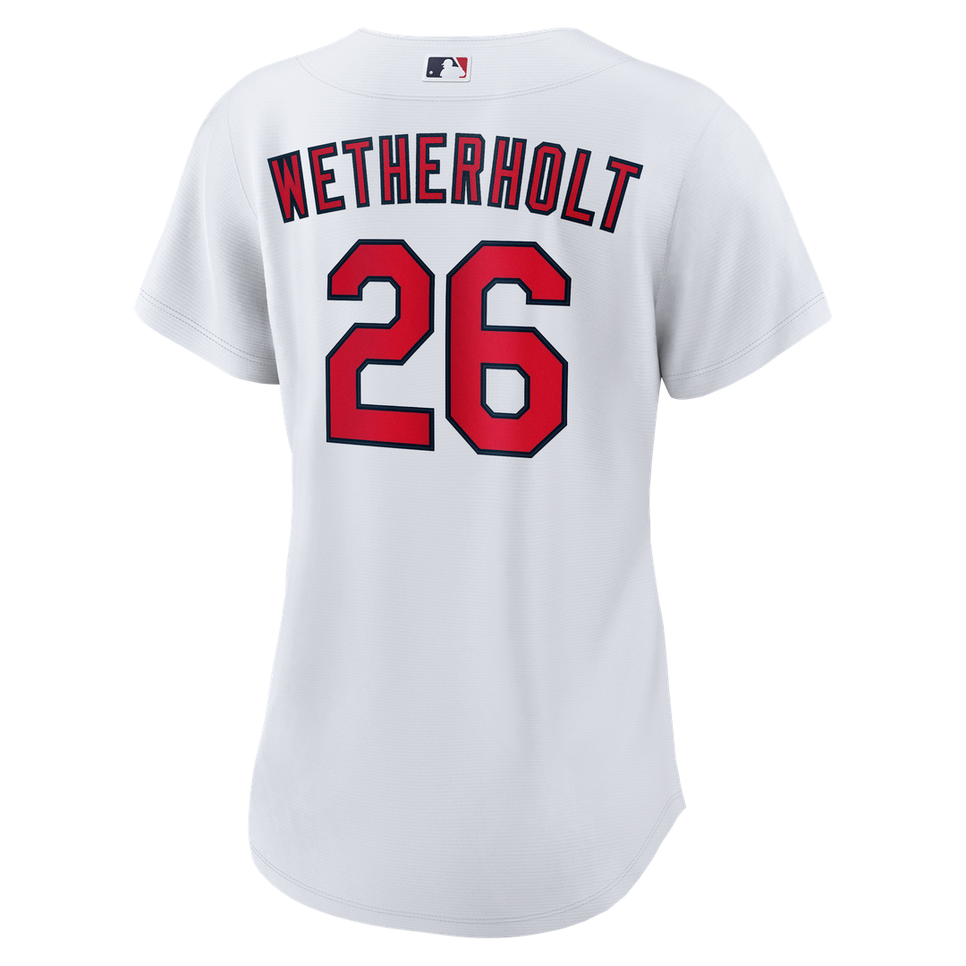 JJ Wetherholt St. Louis Cardinals Women's Home Replica Jersey - White