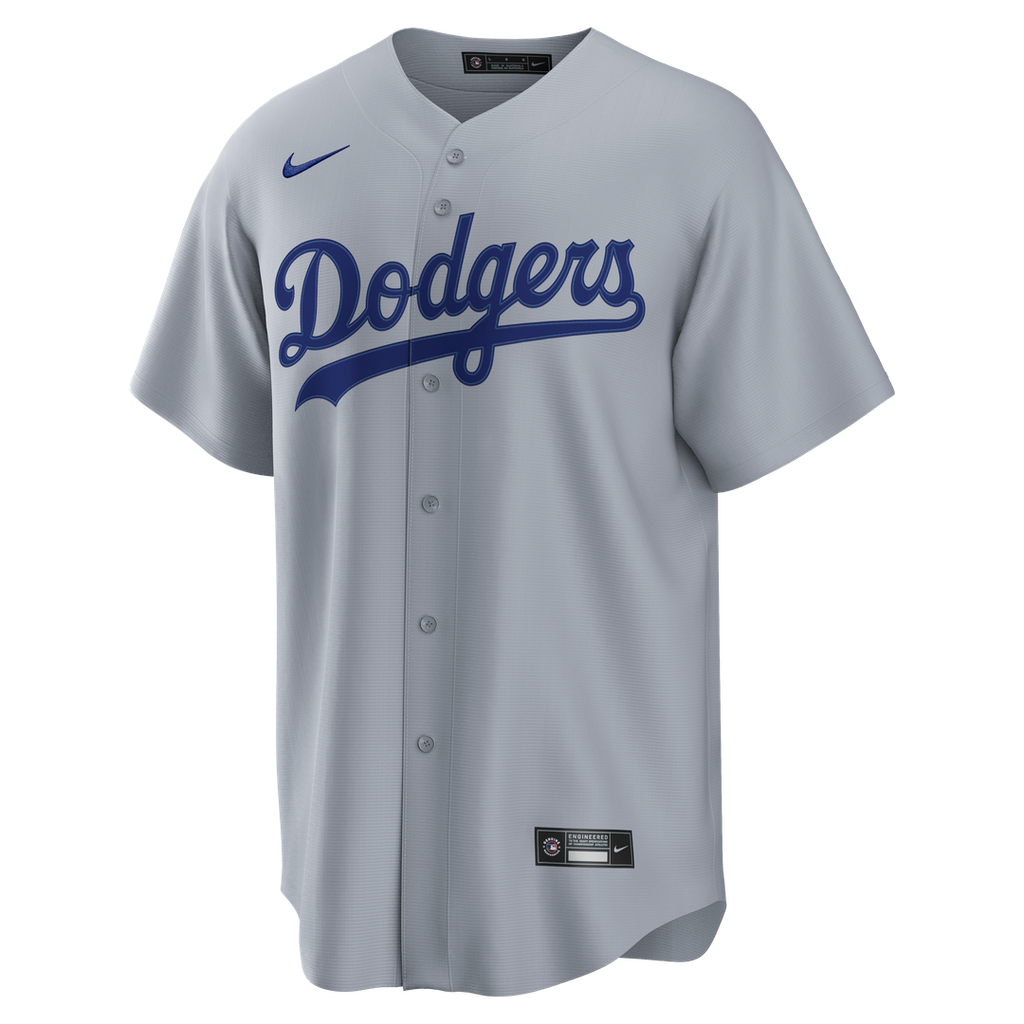 Los Angeles Dodgers Road Replica Jersey - Gray