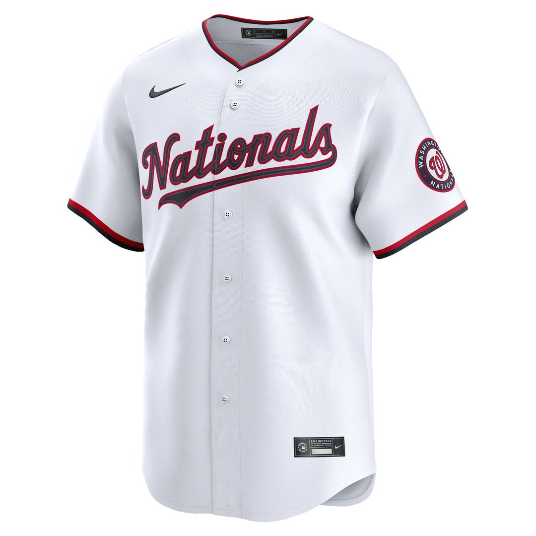 James Wood Washington Nationals Home Limited Jersey - White
