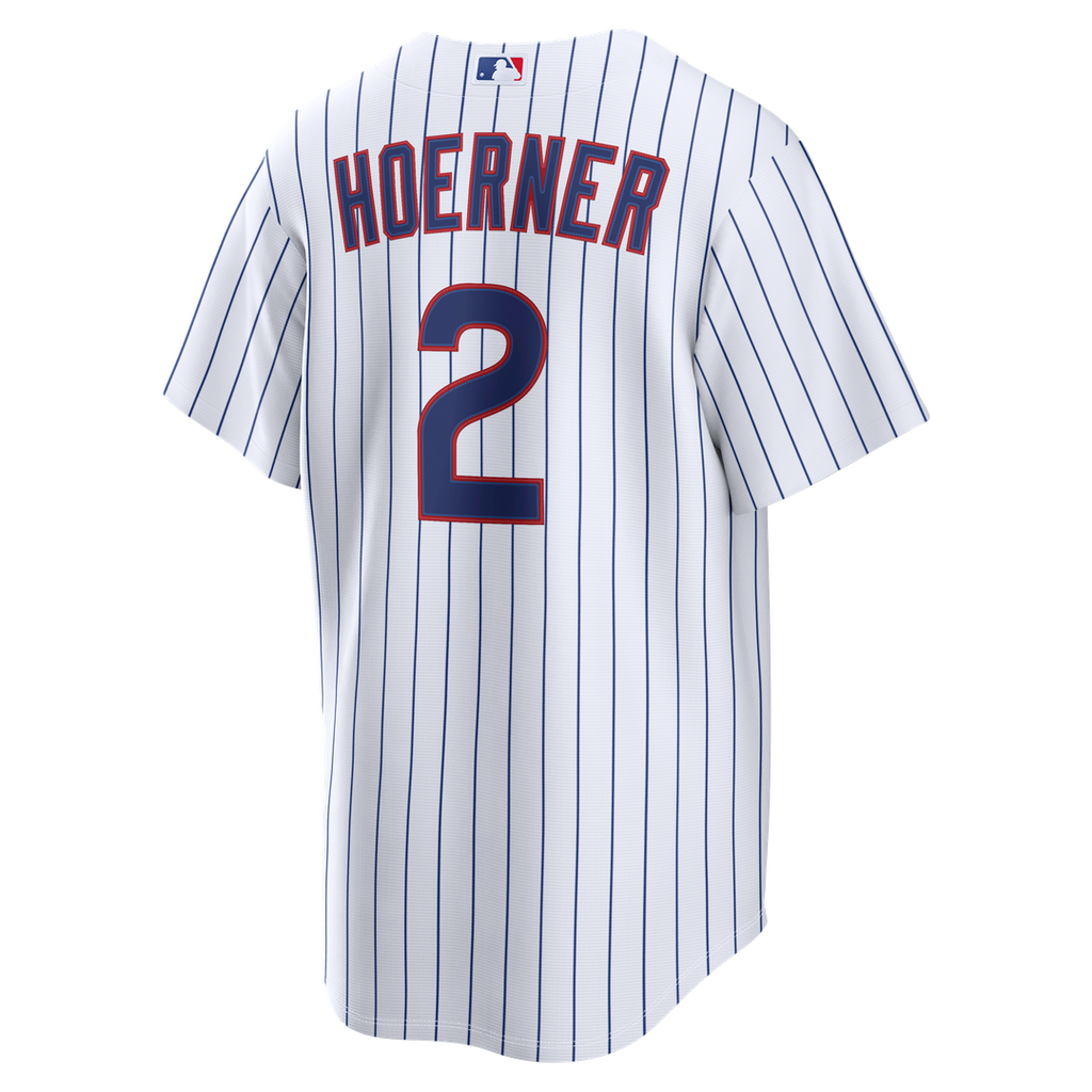 Nico Hoerner Chicago Cubs Home Replica Jersey - White