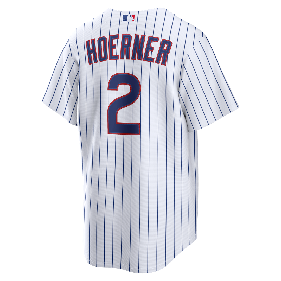 Nico Hoerner Chicago Cubs Home Replica Jersey - White