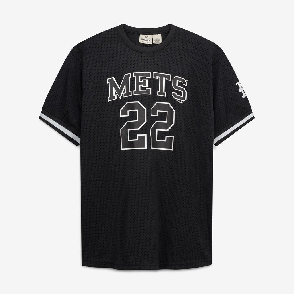 Juan Soto New York Mets Fanatics Big & Tall Heavyweight Mesh Jersey - Black/White