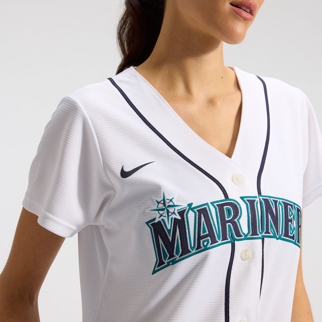 Cal Raleigh Seattle Mariners Women's Home Replica Jersey - White