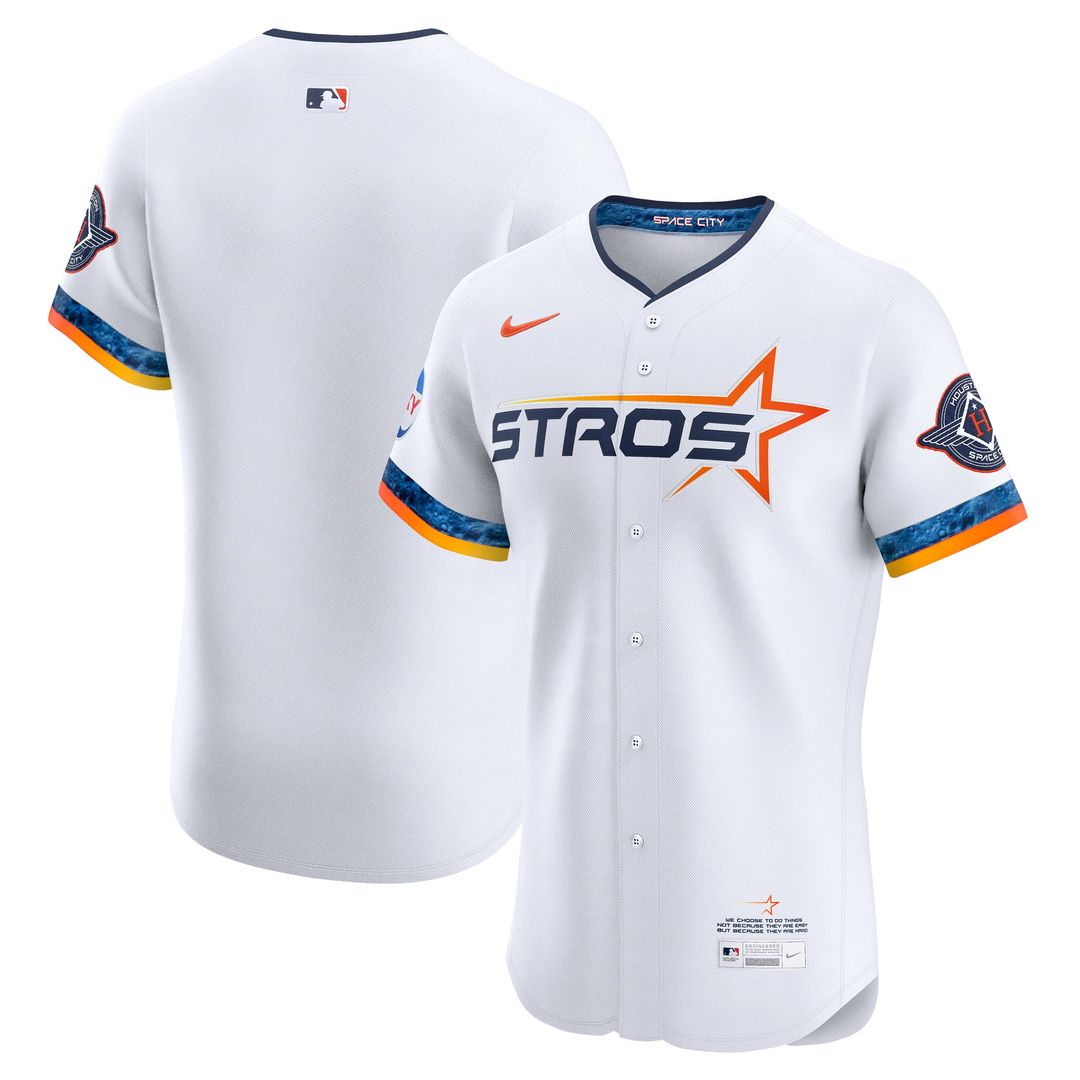 Houston Astros 2025 City Connect Elite Jersey - White