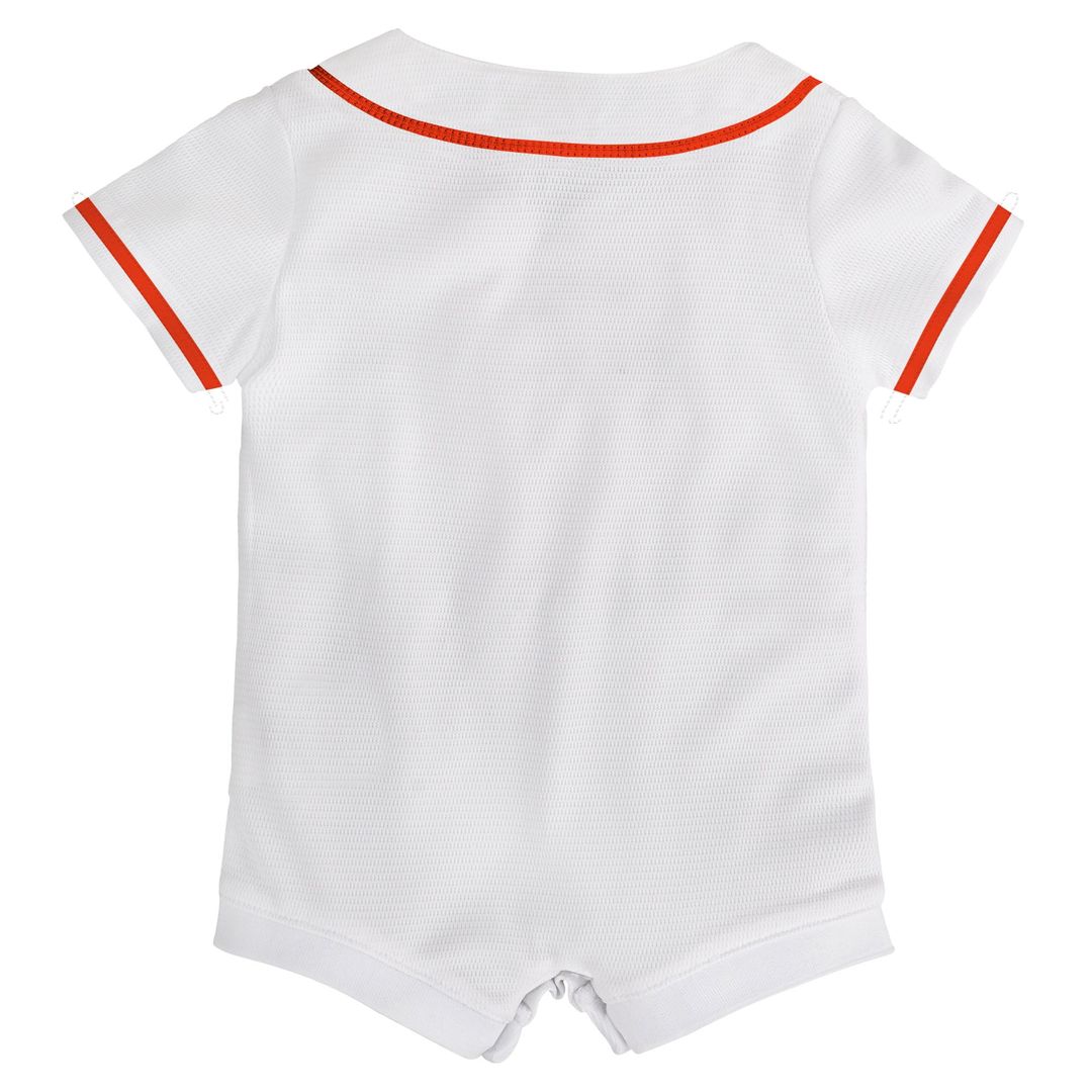 Houston Astros Newborn Home Replica Romper Jersey - White