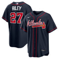 Austin Riley Atlanta Braves Alternate Replica Jersey - Navy