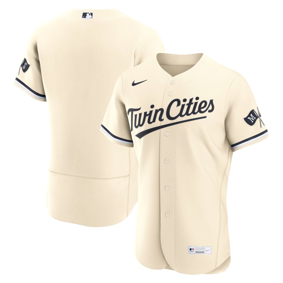 Minnesota Twins Alternate Authentic Jersey - Cream