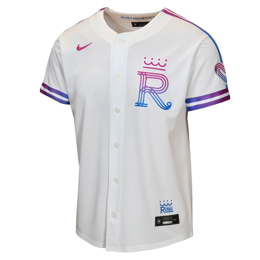 Kansas City Royals Youth 2026 City Connect Stadium Jersey - White