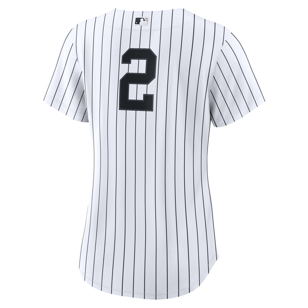 Derek Jeter New York Yankees Women's Home Retired Replica Jersey - White