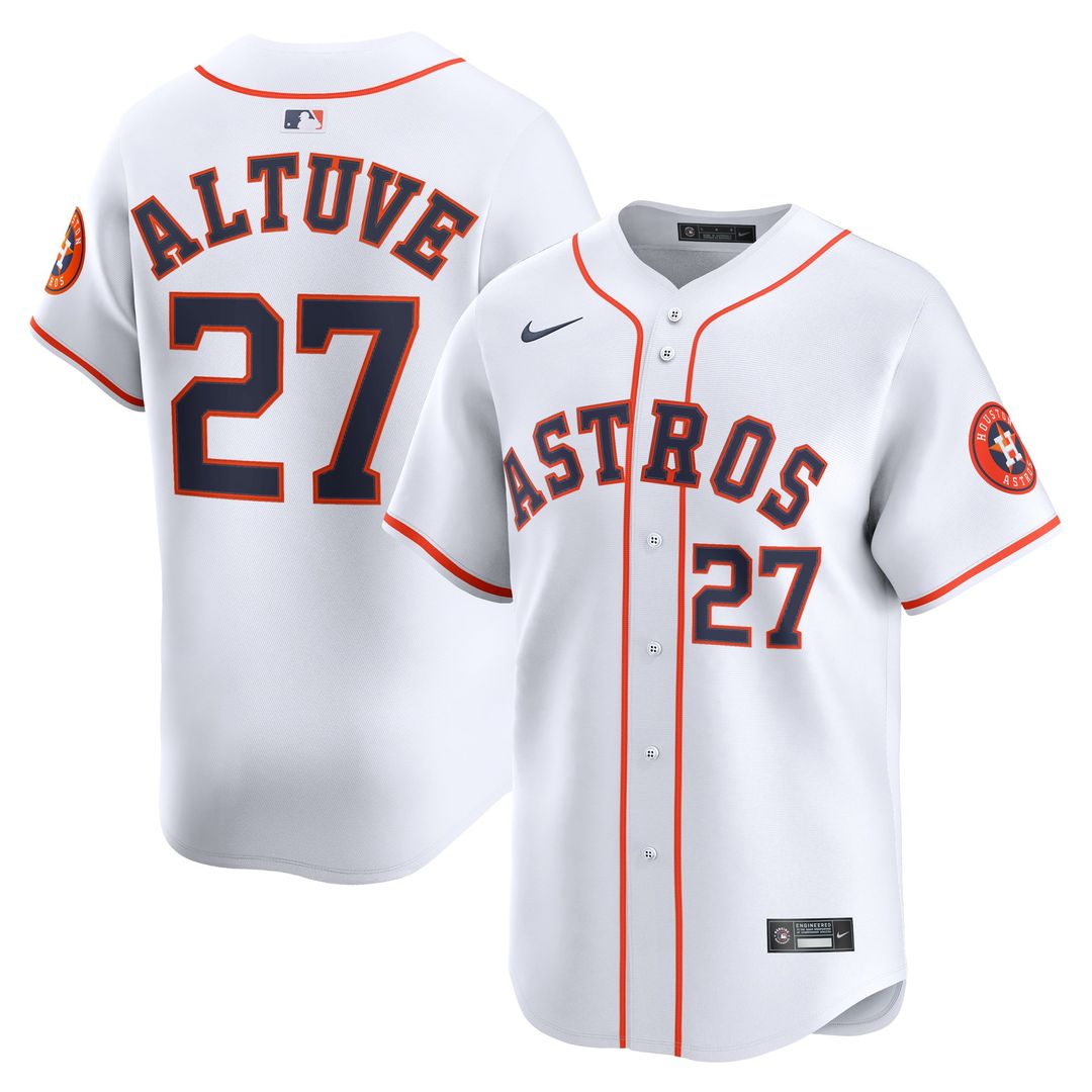 Jose Altuve Houston Astros Road Limited Player Jersey - Gray